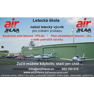 Letecký výcvik v Air Jihlava